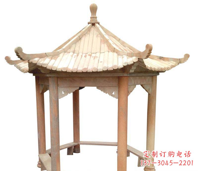 宁波精美六角凉亭雕塑