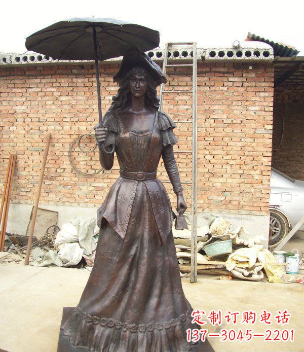 宁波中领雕塑西洋美女人物铜雕