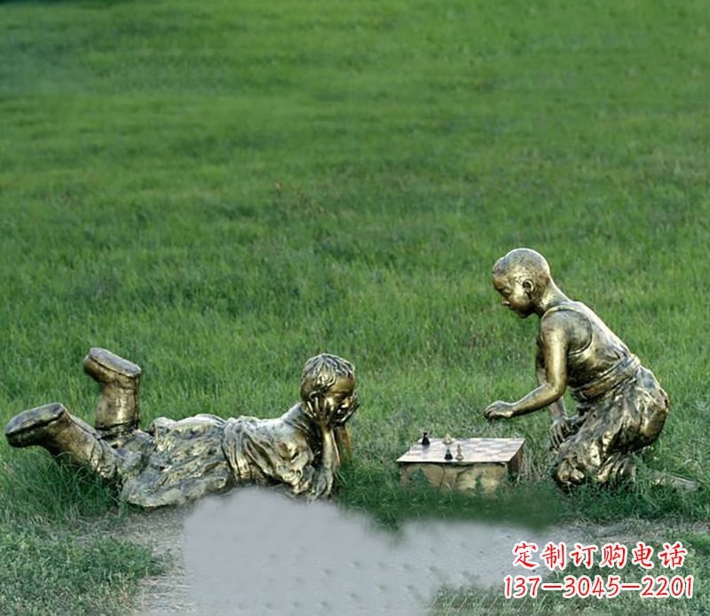 宁波优雅精致的儿童铜雕