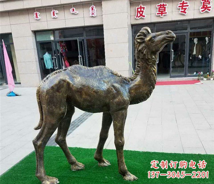 宁波精美铜雕骆驼雕塑