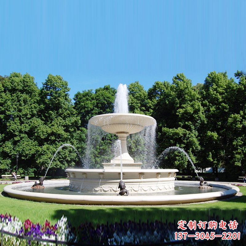 宁波公园园林大型欧式石雕喷泉