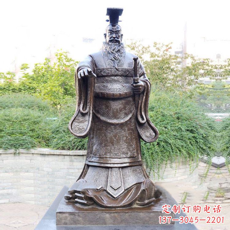 宁波秦始皇雕塑,永恒的历史符号