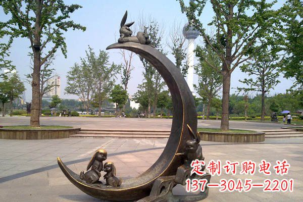宁波典雅月亮铜雕