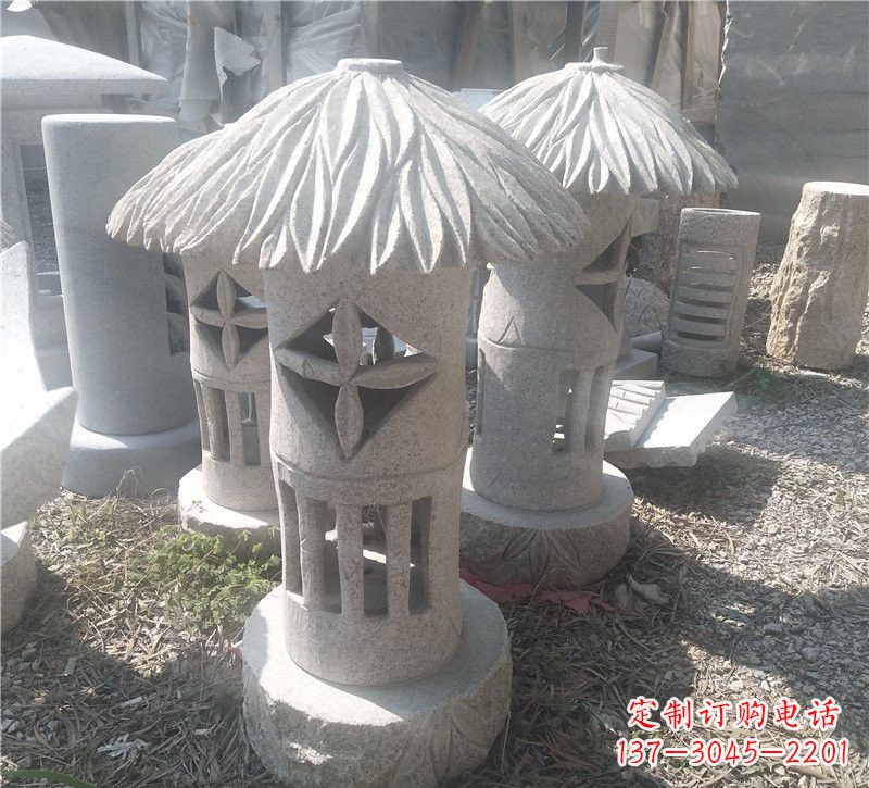 宁波公园照明石灯