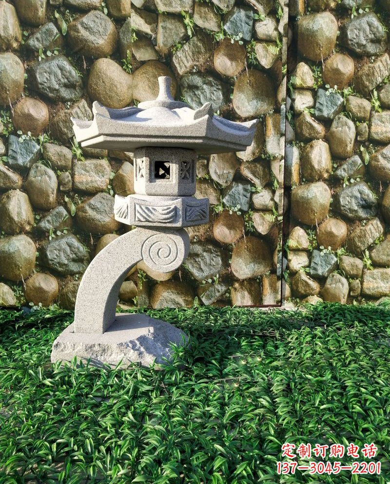 宁波公园照明石灯笼