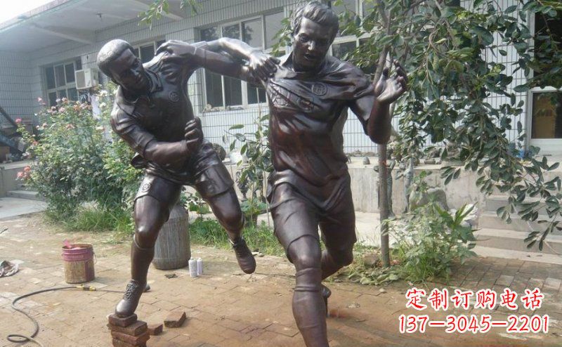 宁波领雕塑卓越的足球雕塑技艺