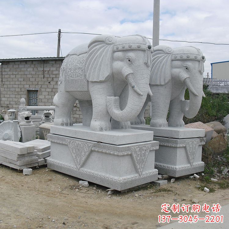 宁波古典大象石雕--融入古典文化的精美艺术品