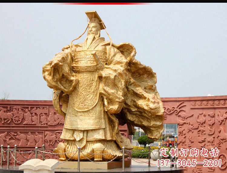 宁波汉武帝铜雕,精致绝伦,彰显大汉尊贵