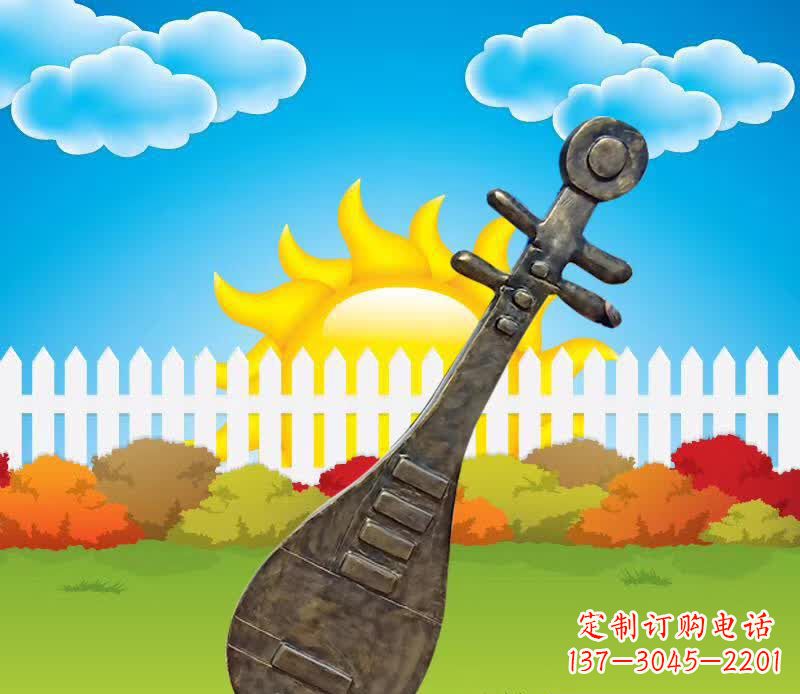 宁波精美古典琵琶雕塑