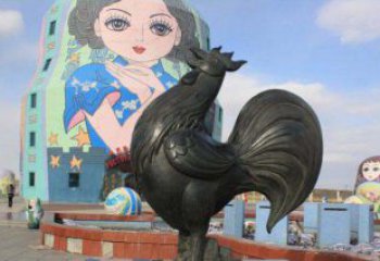 宁波艺术精美的公鸡雕塑