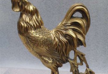 宁波经典公鸡铜雕