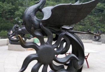 宁波天四灵朱雀神鸟雕塑——象征希望的贵族精神