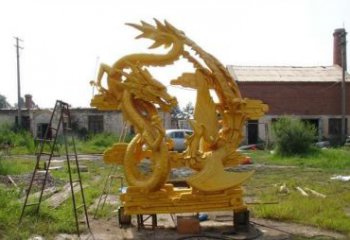 宁波产品名称“象征吉祥，唤醒美好——中领雕塑铜雕龙凤呈祥”