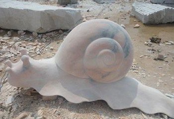 宁波真实大小的蜗牛石雕
