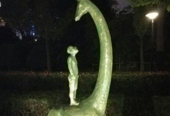 宁波壮观绝伦的长颈鹿雕塑
