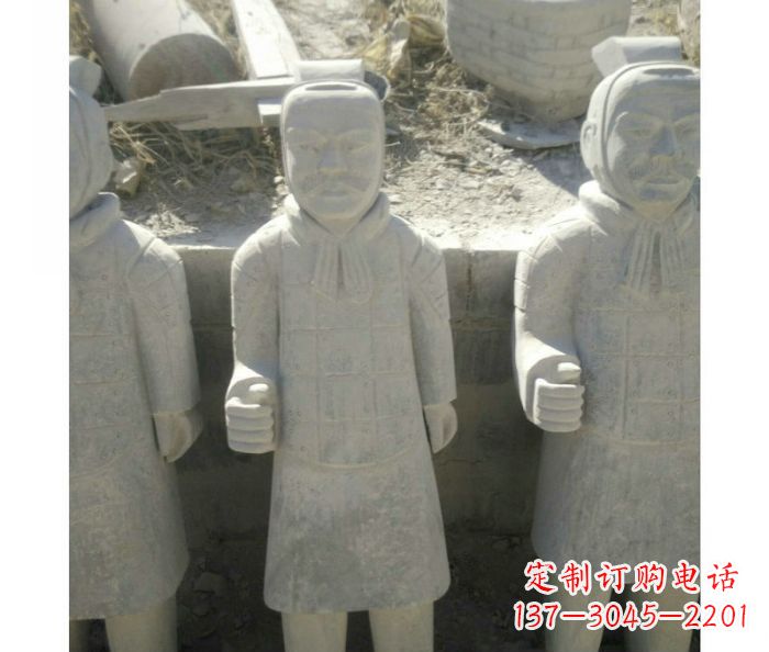 宁波欣赏秦帝国历史,精美的兵马俑雕塑
