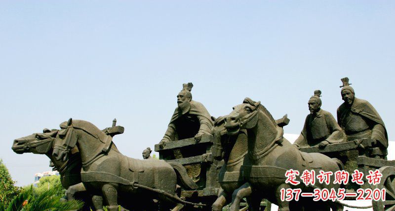 宁波中领雕塑--尊贵马车雕塑