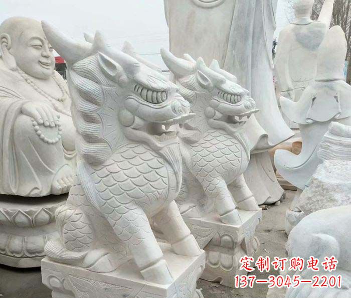 宁波中领雕塑麒麟石雕:传承古典韵味