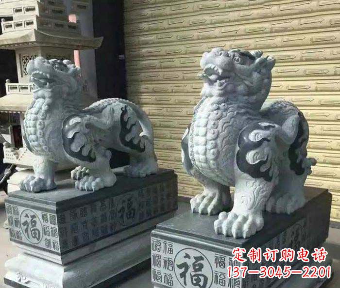 宁波传承经典的古典貔貅石雕