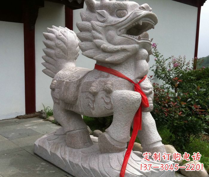 宁波古典神麒麟石雕,令人叹为观止的精美艺术