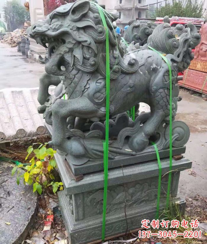 宁波麒麟之美——灵动古典古朴的古代神兽石雕