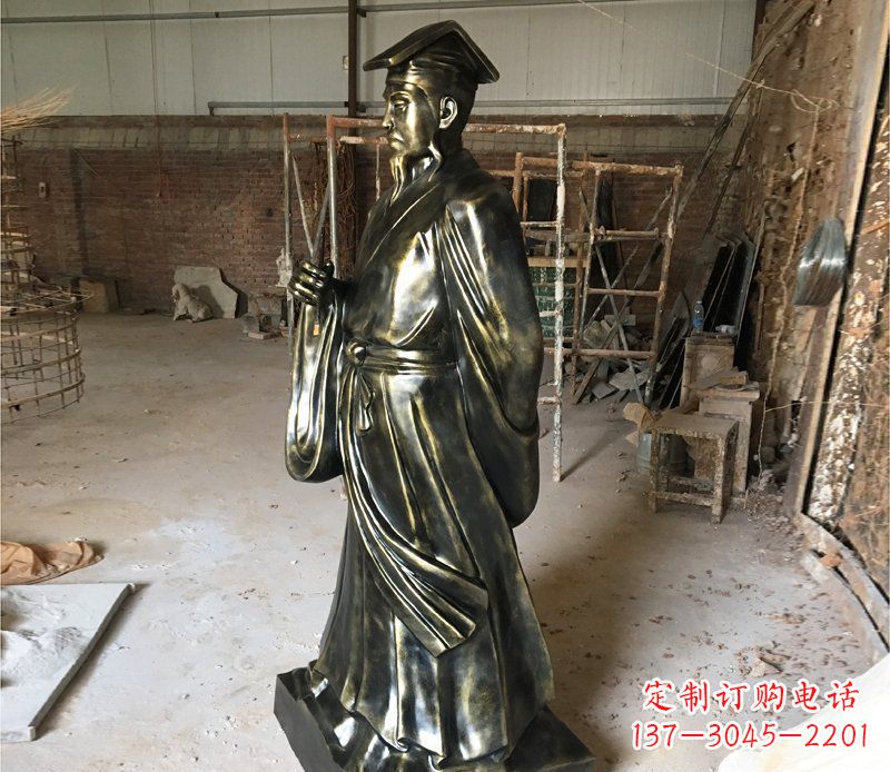宁波千古经典——代表古代艺术审美的王羲之雕塑