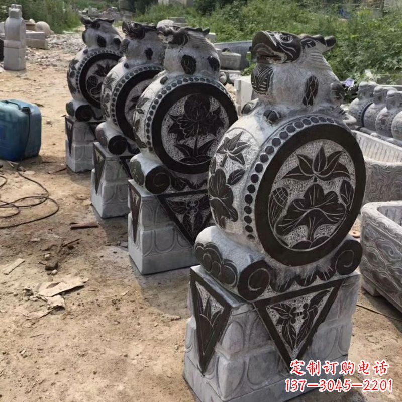 宁波古代无雕刻门墩