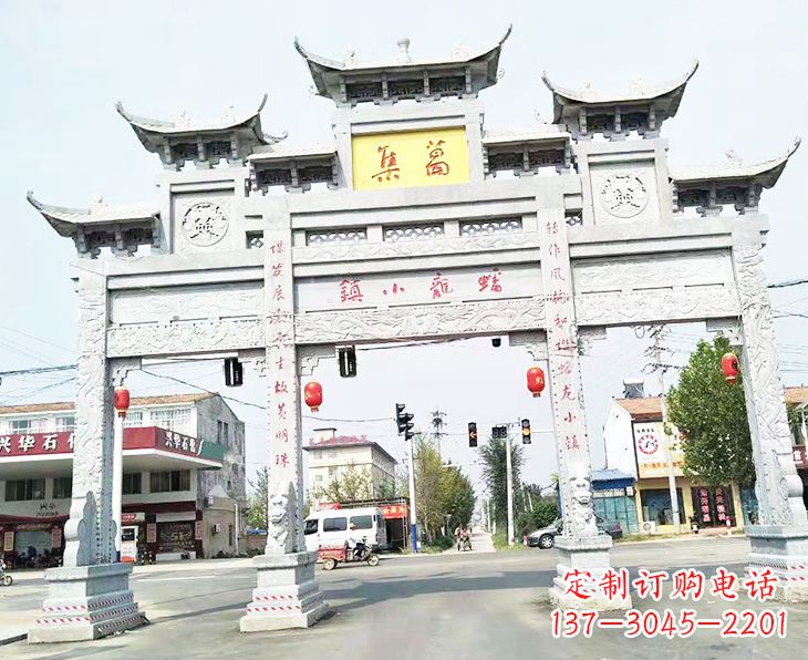 宁波古建石雕牌坊