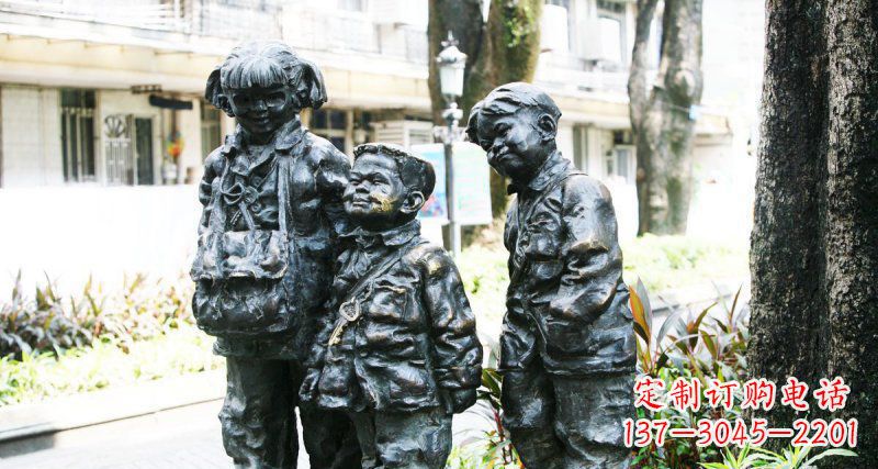 宁波挂钥匙儿童铜雕
