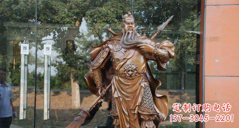 宁波关公古代人物铜雕