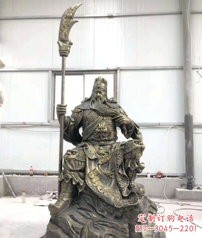 宁波关公铜雕,令您的装饰更加添彩