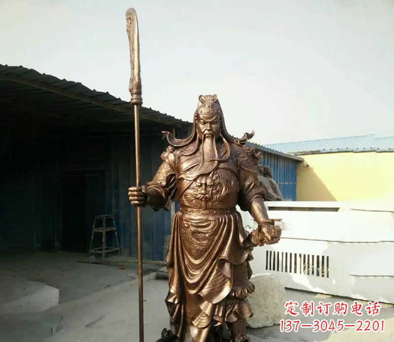 宁波关公人物铜雕