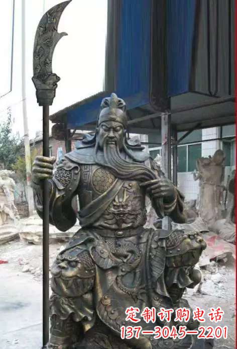 宁波关公铸铜雕塑