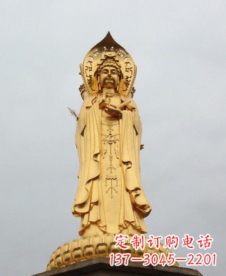 宁波观音铜雕塑-传承千年古风