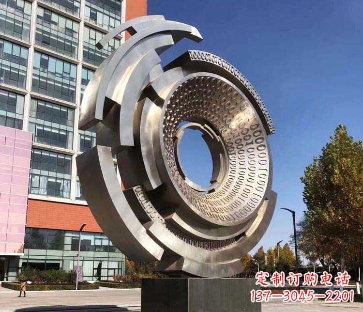 宁波不锈钢工业齿轮雕塑