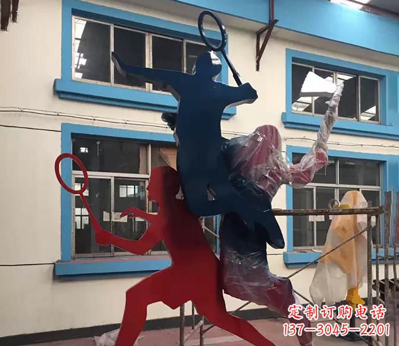 宁波2英寸不锈钢羽毛球雕塑