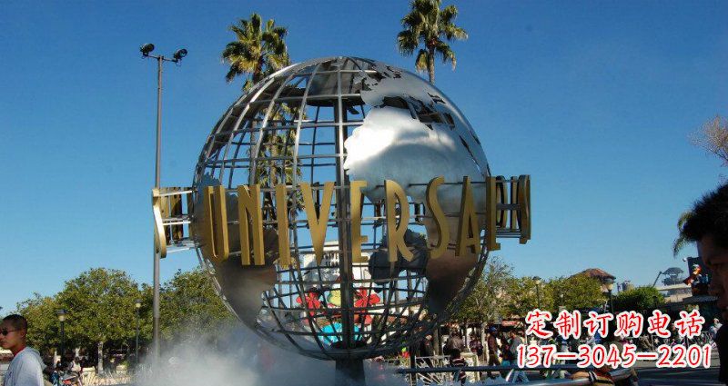宁波中领雕塑仿真不锈钢地球雕塑