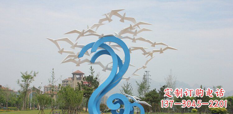 宁波精美的不锈钢鸽子雕塑