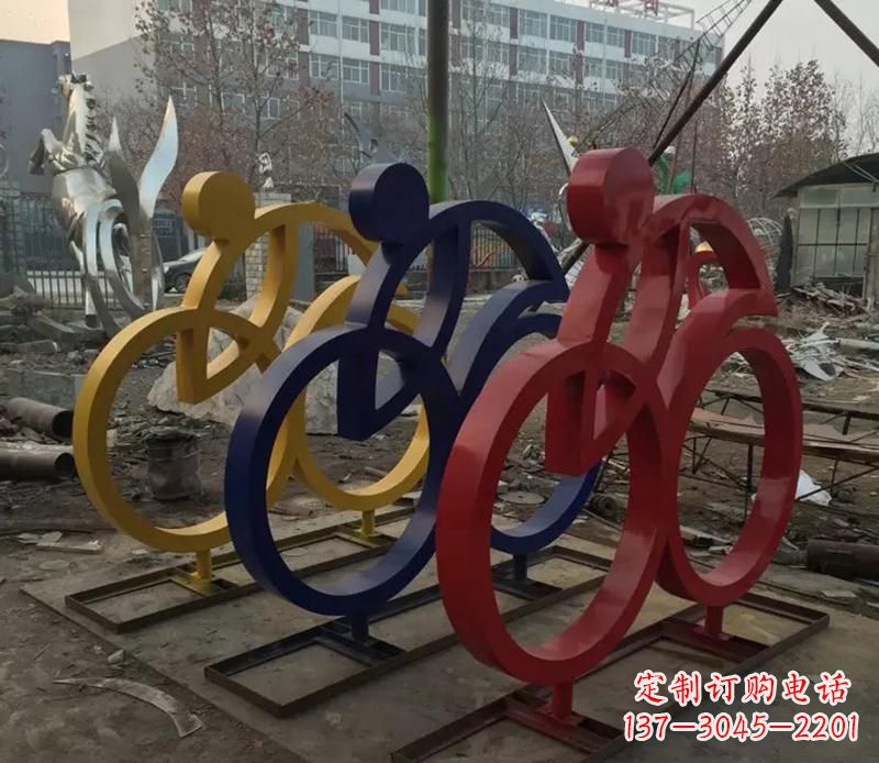 宁波中领雕塑推出的自行车雕塑是一件别具一格的…