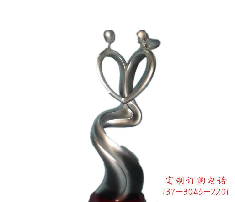 宁波爱的象征——不锈钢情侣雕塑