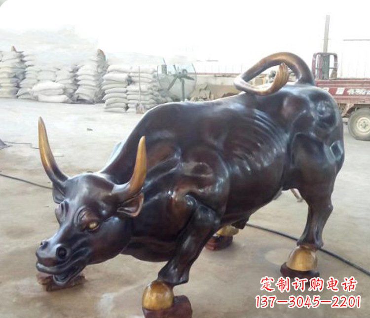宁波牛玻璃钢仿铜动物雕塑-把动物雕塑带入生活