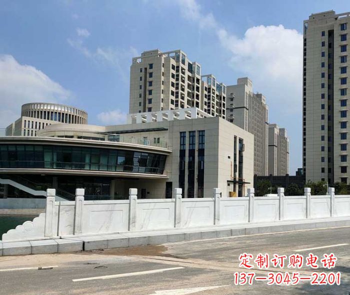 宁波广场景观大理石栏板雕塑