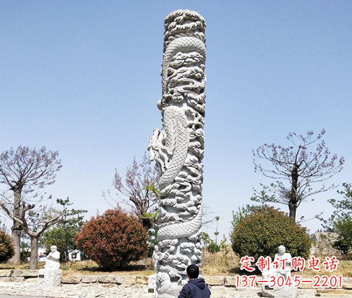 宁波欣赏传统工艺的极致雕塑——大理石盘龙柱石雕