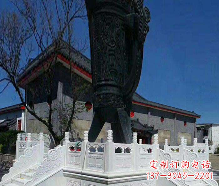 宁波汉白玉升旗台石雕:高贵而典雅