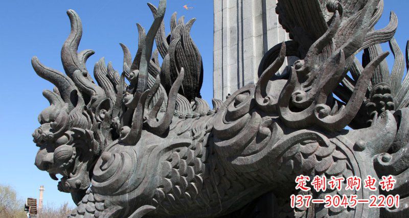宁波广场麒麟古代神兽铜雕