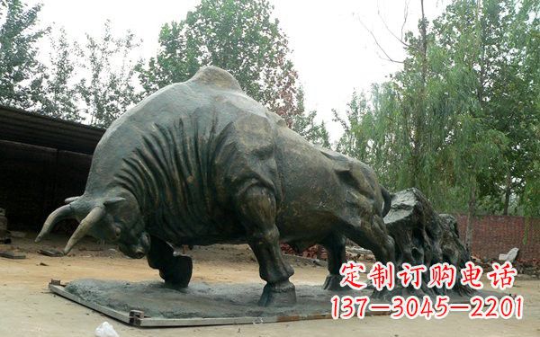宁波新中国拓荒牛铜雕,传承中国传统文化