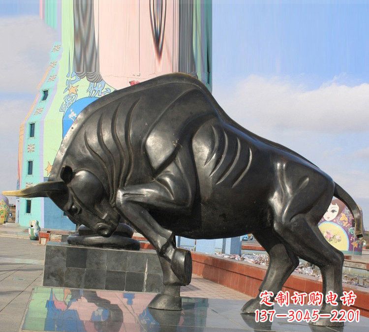 宁波十二生肖牛铜雕,传承千年传统