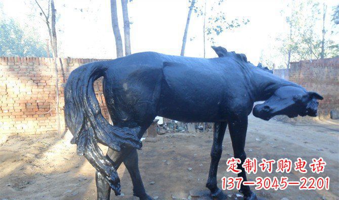 宁波中领雕塑,马出奇制——铜马动物铜雕