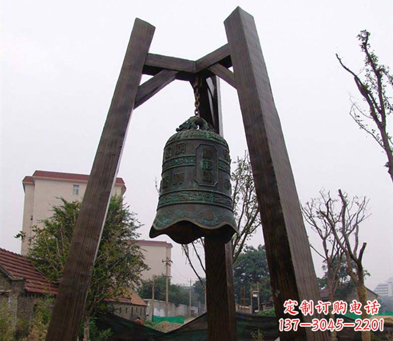 宁波大型铜钟雕塑——倍受关注的雕塑定制品