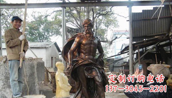 宁波优雅而强大的男人雕塑